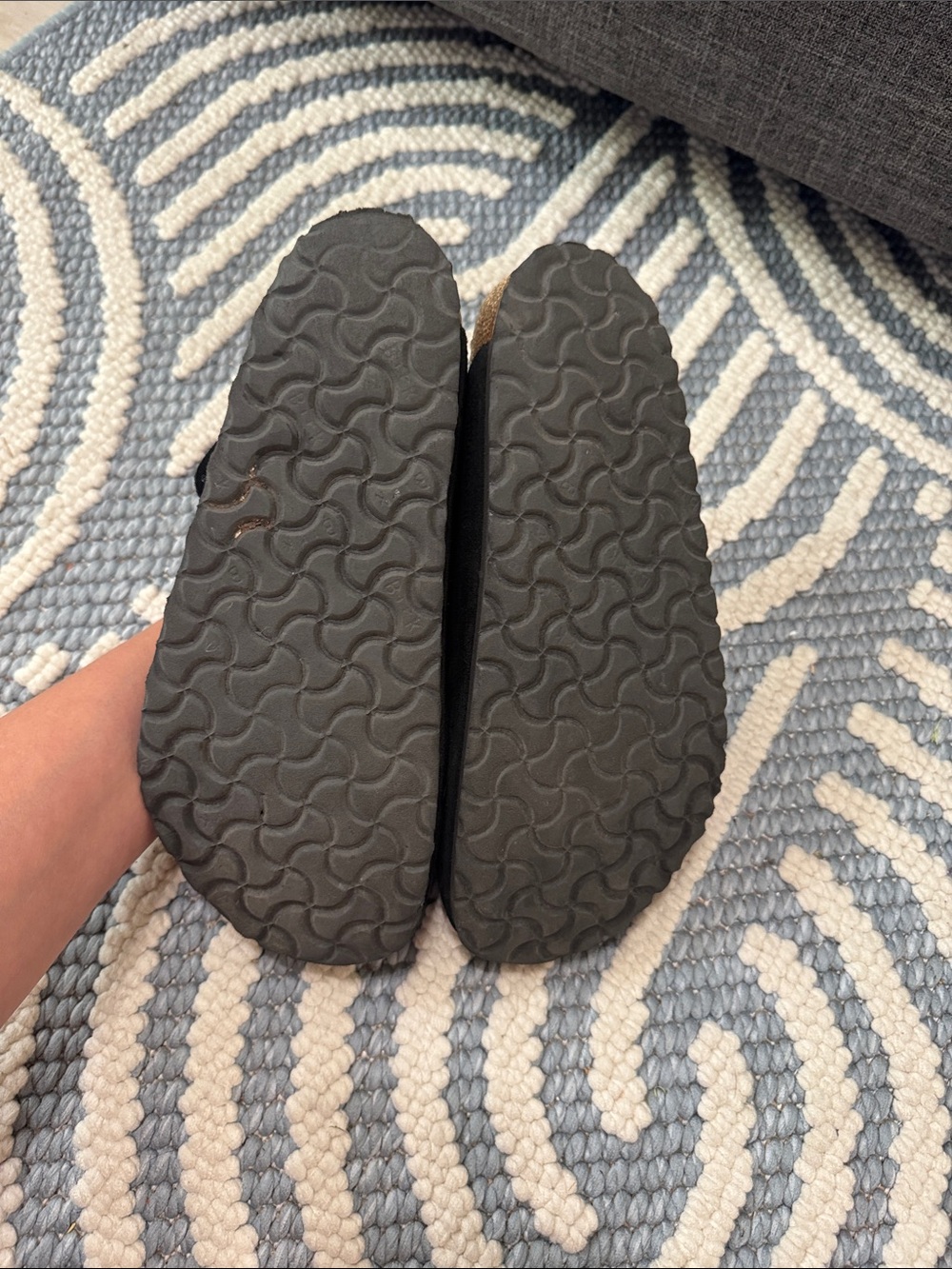 Birkenstock Boston Soft Footbed Black Suede Clogs EU 41 Women's 10 10.5 - Picture 5 of 7